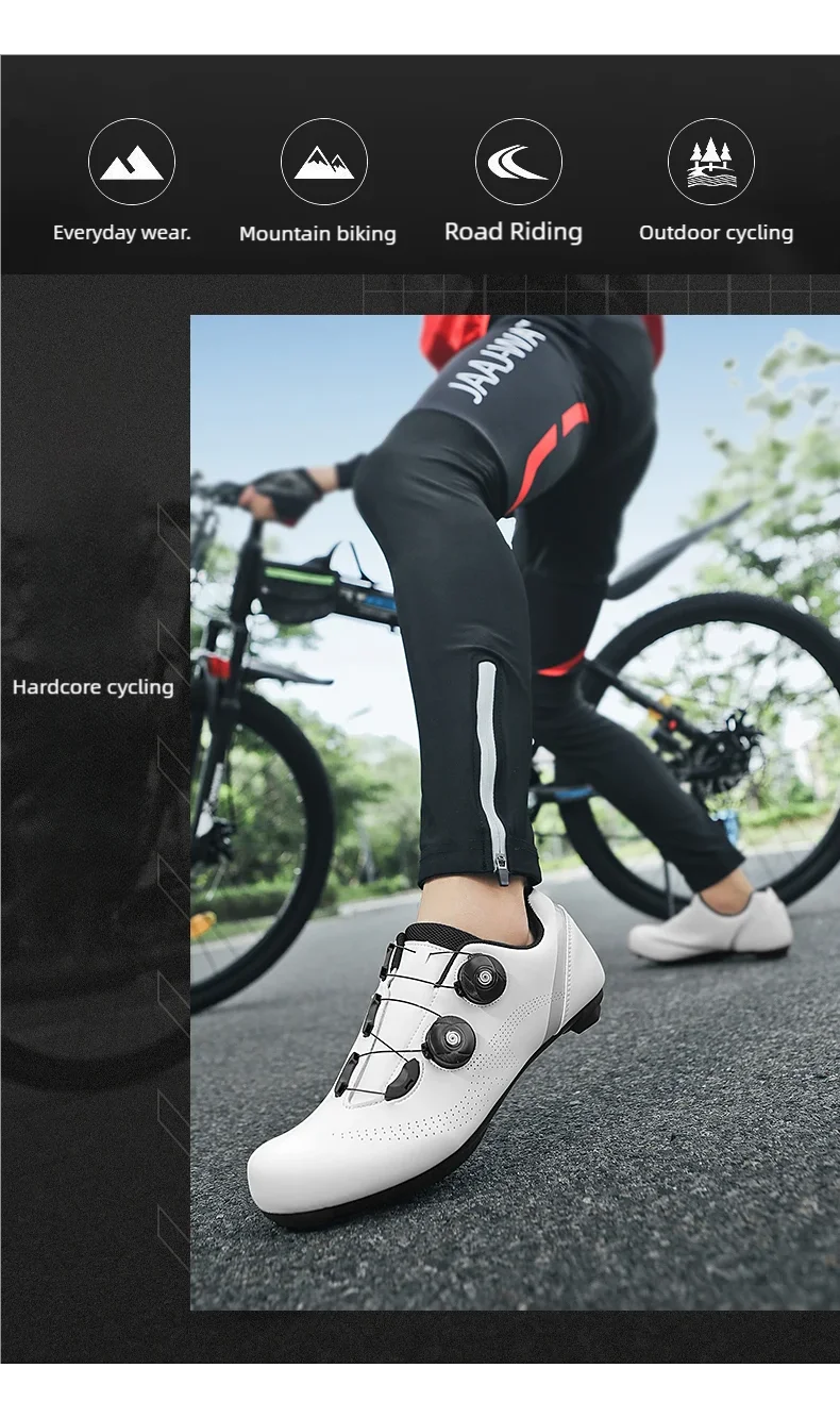 Sneakers da ciclismo veloci, scarpe da bici da strada uomo donna, scarpe sportive da ciclismo su strada, tacchette da bici da corsa autobloccanti SPD