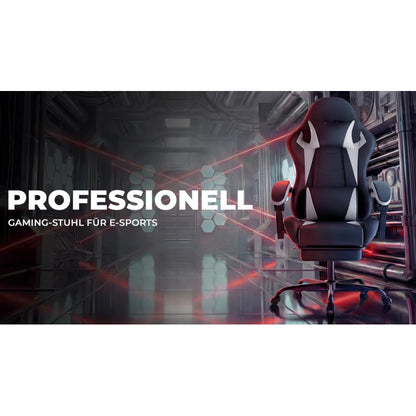 Ergonomic Gaming Chair Office Chair with Lumbar Support, Adjustable Height, 360° Swivel Computer Desk Chair with Comfortable Cushion