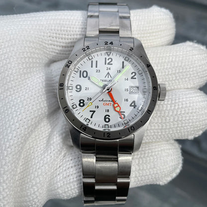 STEELFLIER Ufficiale SF792 GMT Orologio da polso meccanico Movimento NH34 Super BGW9 C3 Luminoso Impermeabile fino a 200 m Orologio da immersione di lusso da uomo