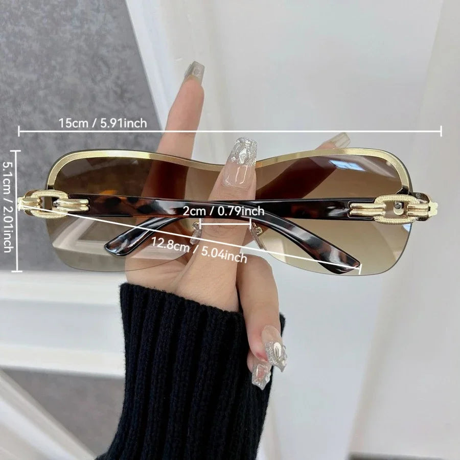 Casual Square Sunglasses Women Men Gradient Sun Glasses Female Male Designer Brand Lovely Travel Outdoor Oculos De Sol
