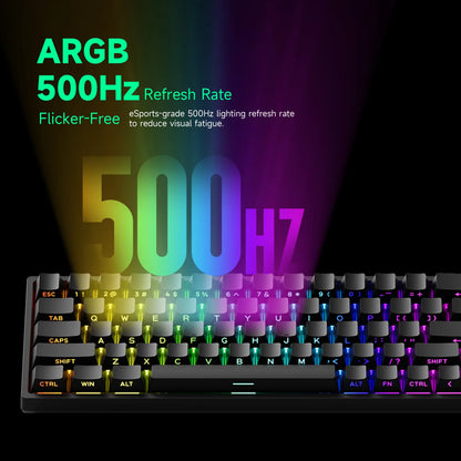 Akko MonsGeek FUN68 FUN60 PRO&MAX Tastiera magnetica HE 60% 65% Tastiere da gaming Rapid Trigger 8K Tastiera custom per gamer Esports
