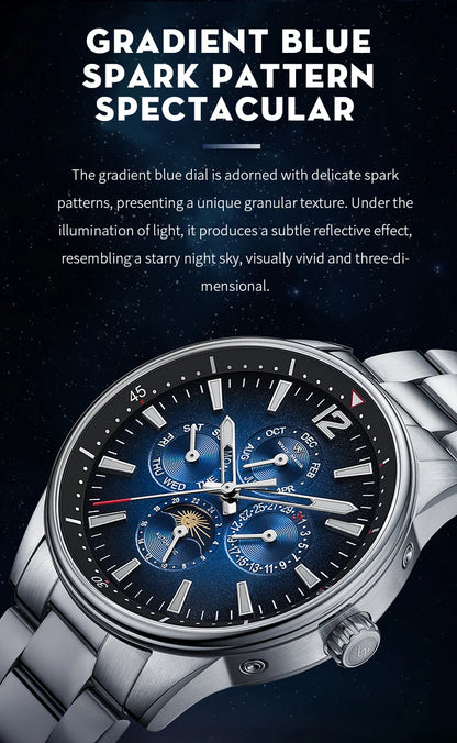 WM Watch Automatic Mechanical Watches Waterproof Multifunctional Business Men's Watches Watch WM160M