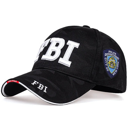 Kanye FBI Fashion Letters Baseballcaps für Damen und Herren, Sport-Visiere, Snapback-Caps, Sonnenhut für Herren, Gorras