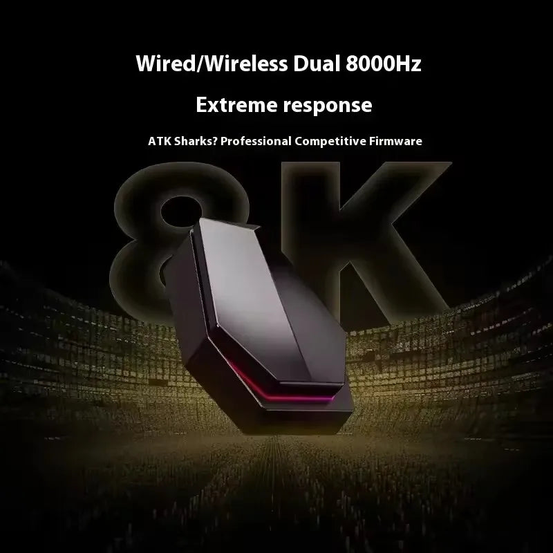 ATK X1 Series Wireless Bluetooth Mouse Paw3950/Ultra 8k Lightweight 49g Three Mode Mouse Fps Gamer Mouse Custom Gift