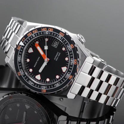 SEESTERN SUB600T V3 Mens Watch Automatic Diving Sapphire Wristwatch NH35 Movement Ceramic Bezel Luminous Date Jubilee Waterproof