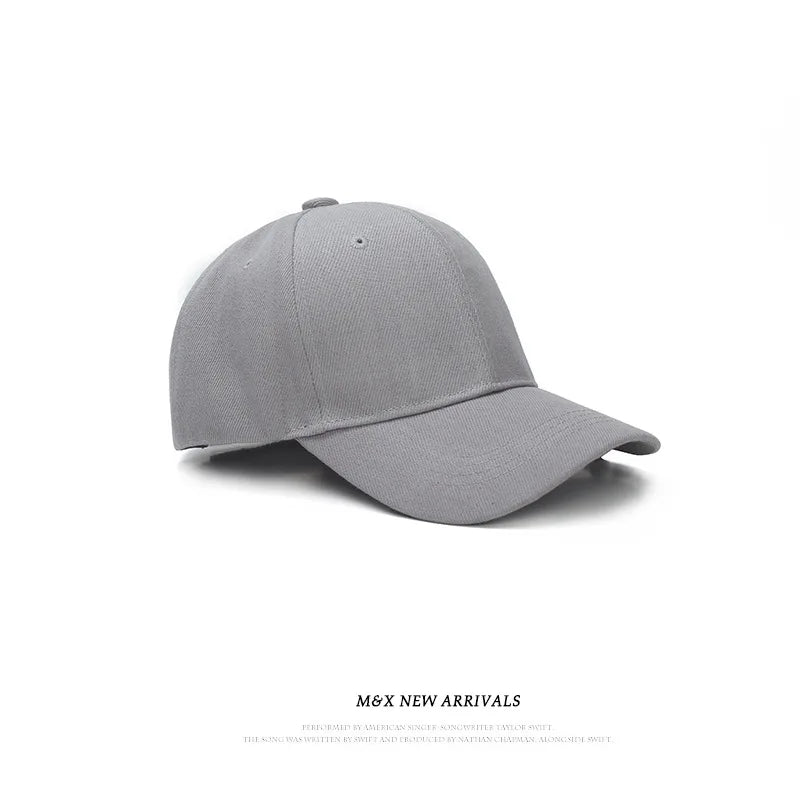 Couleurs Été Automne Mode Unie Hommes Femmes Casquette de baseball Casquette adhésive Hip-hop Réglable Casquette de soleil Casquette Gorras Cadeau