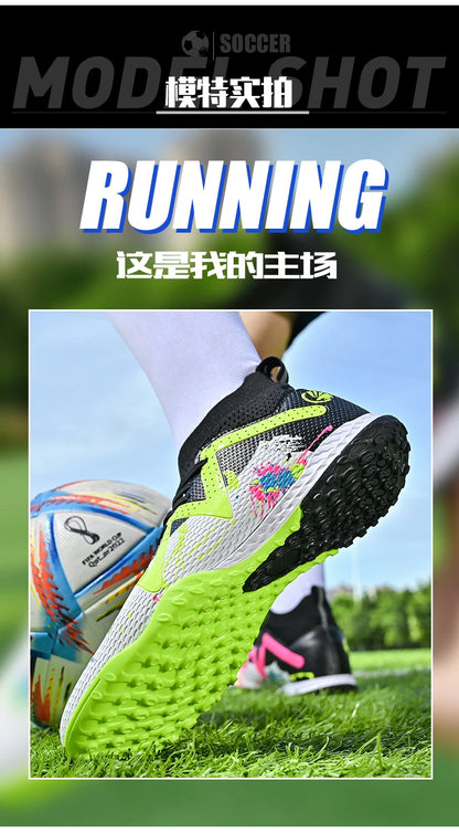 Men New TF Football Boots Society Professional Comfortable Top Quality Male Soccer Shoes Adult Casual Ultralight Football Shoes