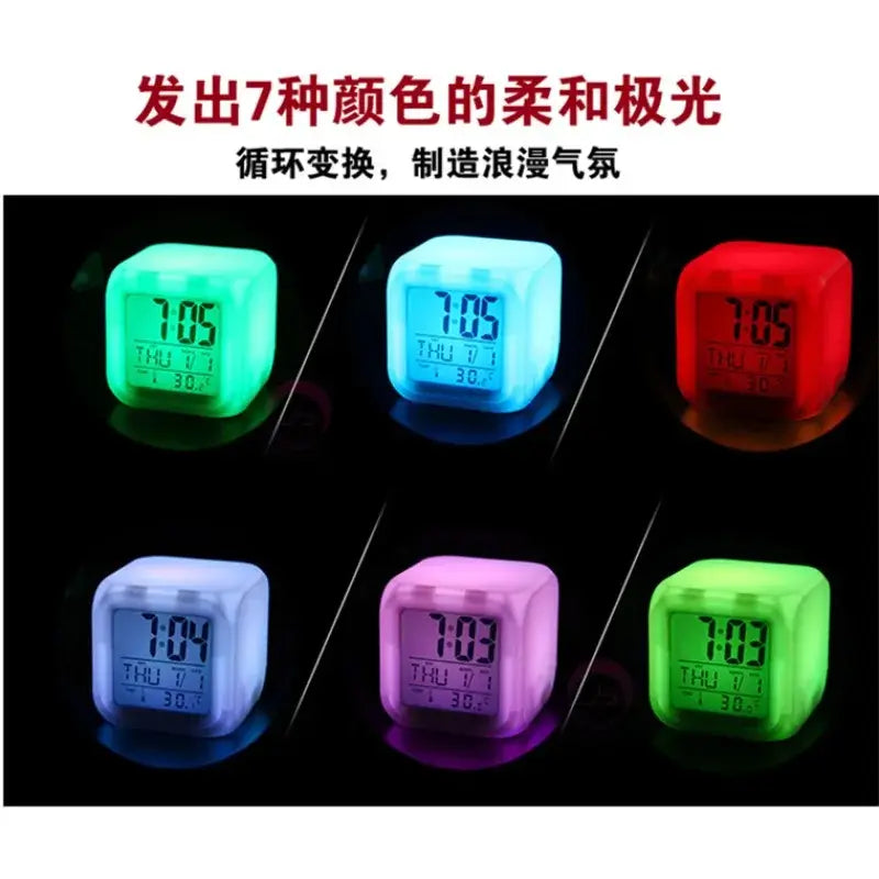 Fortnite Alarm Clock Cute Fashion Cartoon Personalized Creative Kawaii Minimalist LED Alarm Clock Gift for Friends' Birthday