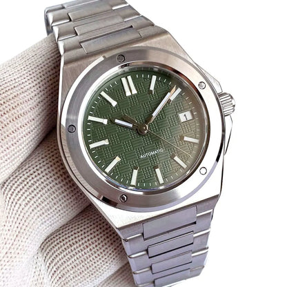 Tandorio Neue schwarze luxuriöse Business-Herrenuhr im Engineer-Stil, mechanisch, Saphirglas, 100m wasserdicht, NH35A Automatikuhren