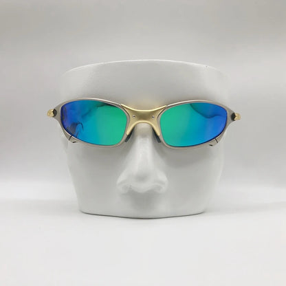 MTB Man Polarized Sunglasses Cycling Glasses UV400 Fishing Sunglasses Metal Bicycle Goggles Cycling Eyewear Riding Glasses B2-7