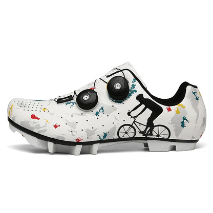 Cycling Sneaker MTB Men Sports Dirt Bike Shoes SPD Pedal Mountain Bicycle Footwear Speed Racing Man Flat Off Road Cycling Shoes