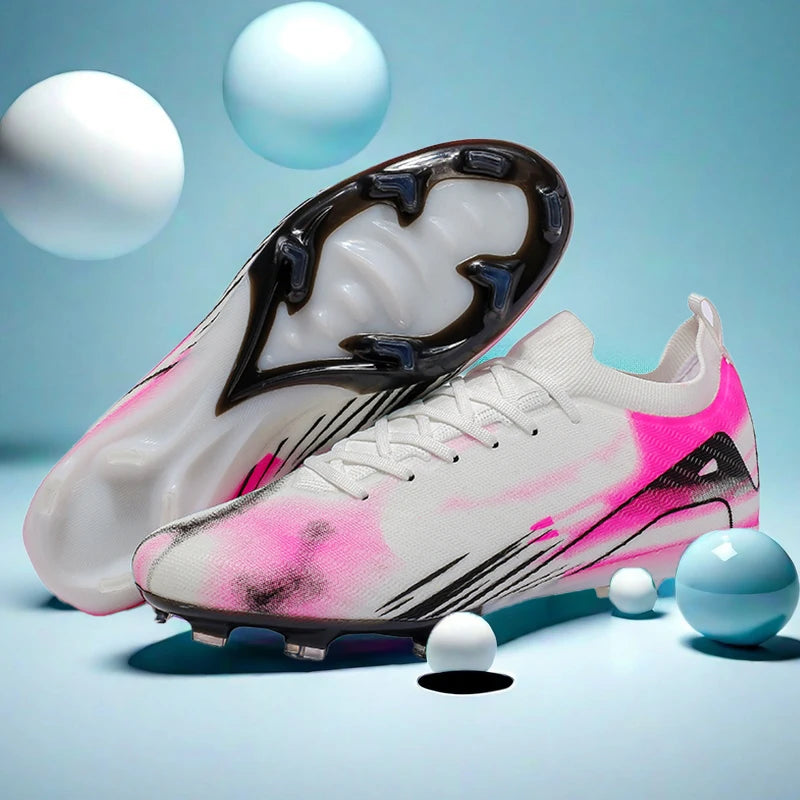 New Men's Soccer Shoes Society Professional Grass Training Original Futsal Sneaker Cleats Indoor Non-Slip Football Field Boots 2025