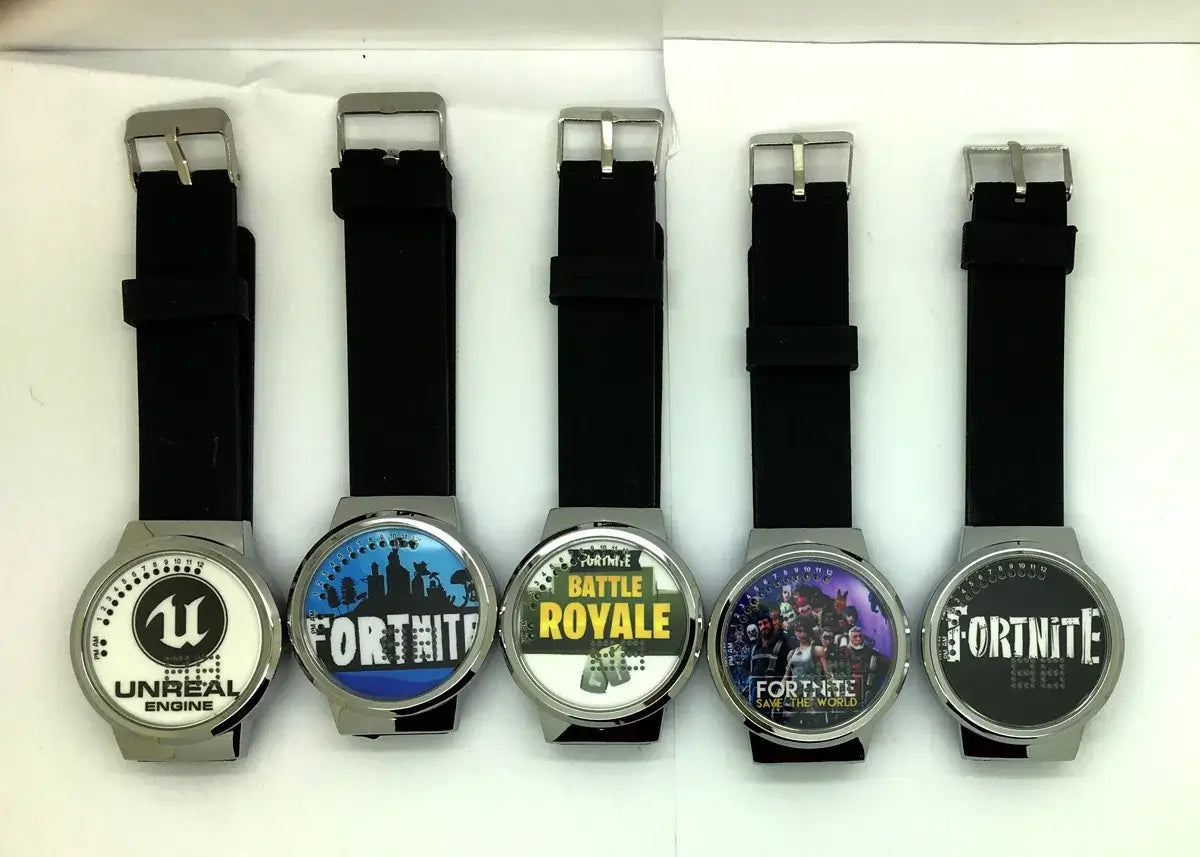 Ρολόι Fortnite Cute Fashion Cartoon Personalized Kawaii με φως νυκτός LED αφής, ηλεκτρονικό μαθητικό ρολόι, δώρο για φίλους