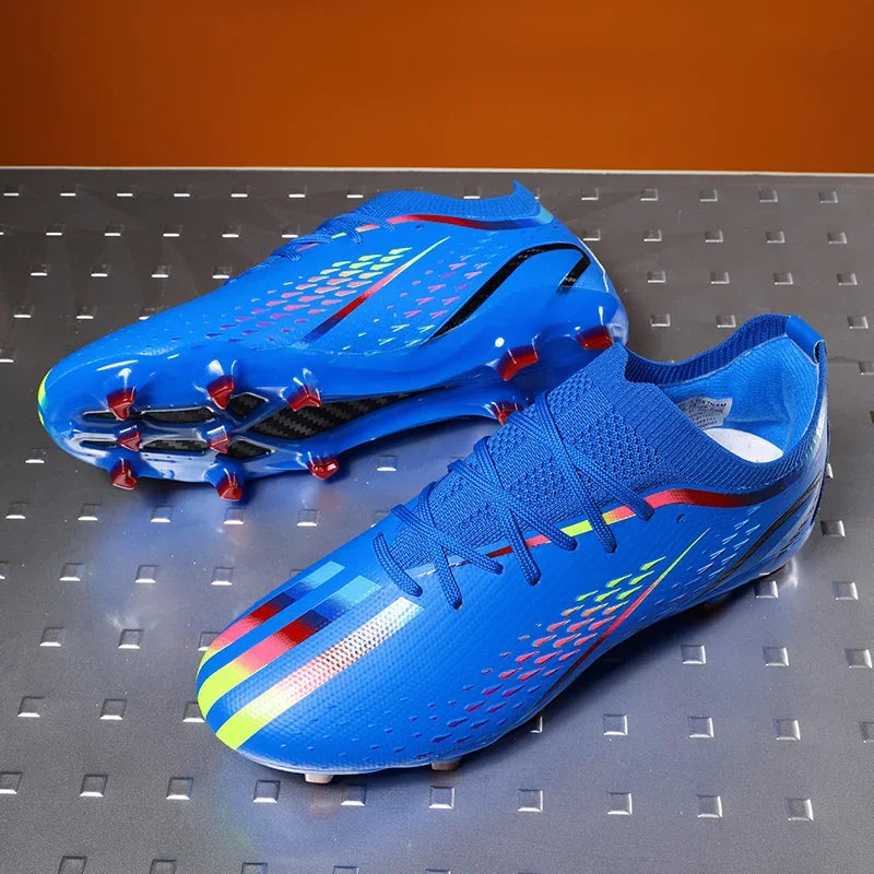 Nouveaux hommes chaussures de Football ultralégères TF/FG bottes de Football professionnelles unisexe antidérapant de haute qualité en gros livraison directe formation