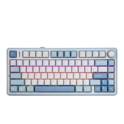 EPOMAKER x AULA F75 75% ANSI Gasket Hot-Swap Bluetooth 5.0/2.4G Wireless/Wired Mechanical Keyboard PBT Keycaps for Win/Mac