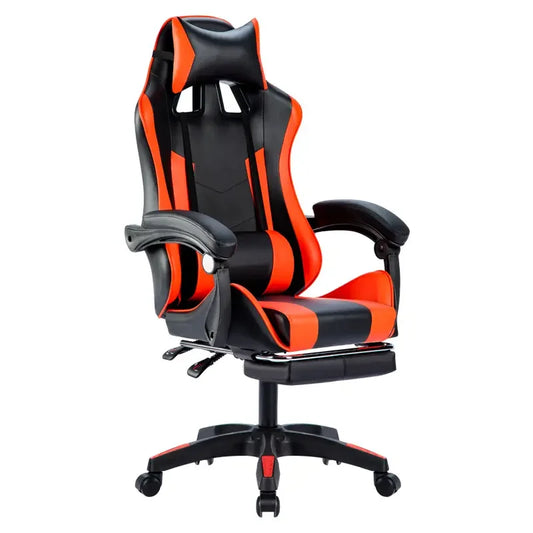Factory Revolving Gaming Race Chairs for Gamers with Footrest