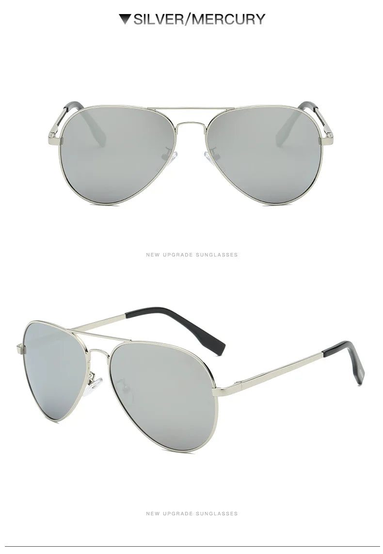 LIOUMO Top Quality Aviation Sunglasses Men Polarized Driving Glasses Women Fashion Pilot Goggles Anti-Glare lentes de sol hombre