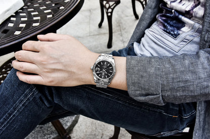 Relojes PAGANI DESIGN 2026 nuevos de lujo en oro y plata, relojes mecánicos para hombre, acero inoxidable, cristal de zafiro, reloj automático
