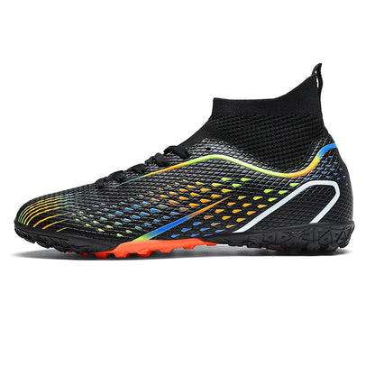 Men's Outdoor Football Boots FG/TF Professional Training Soccer Shoes Cleats Turf Futsal Match Grass Unisex Non-Slip Breathable