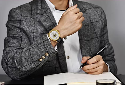 Shanghai Watch THE BUND Collection Men's Mechanical Watches Sky Dome Central Rotor Automatic Watch 43mm Case Sapphire Glass 820