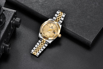 Relojes PAGANI DESIGN 2026 nuevos de lujo en oro y plata, relojes mecánicos para hombre, acero inoxidable, cristal de zafiro, reloj automático