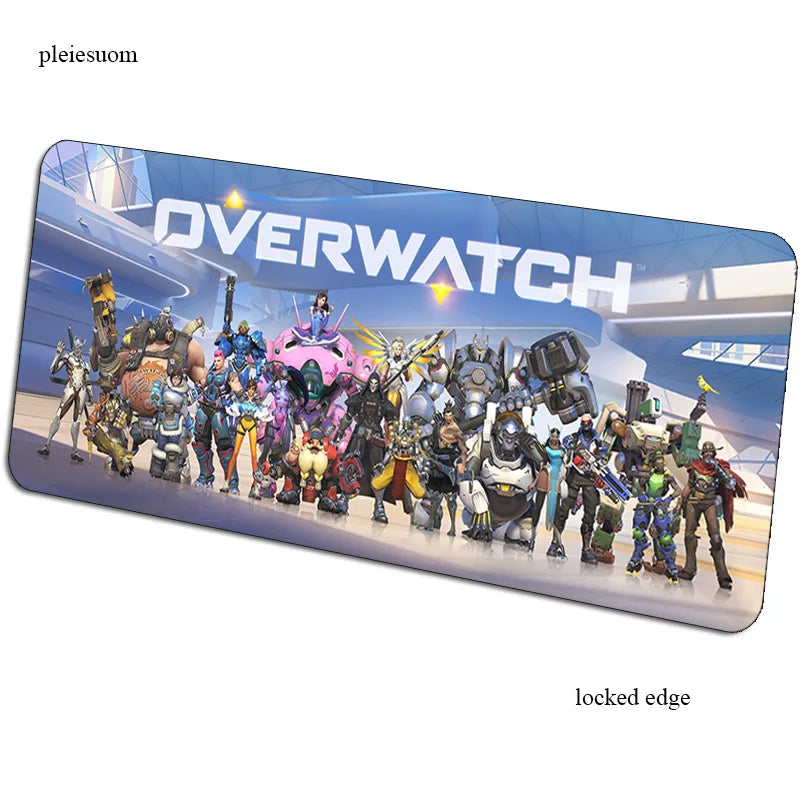 Overwatch mouse pad HD print gaming mousepad game 900x400x3mm mouse pad gamer computer desk cheapest mat notebook mousemat PC