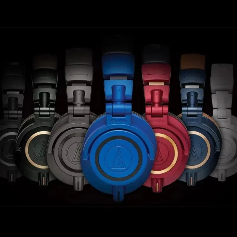 Casque audio professionnel Audio-Technica ATH-M50x, son Hi-Fi, design pliable, casque filaire supra-auriculaire