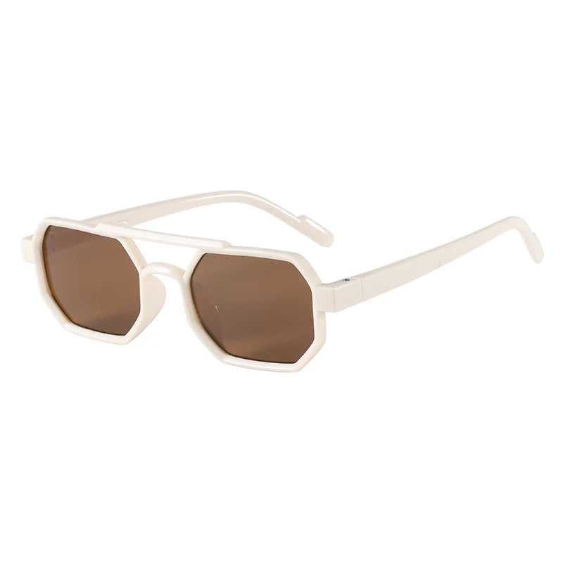 Children’s Sunglasses Vintage Double-beam Sun Glasses UV400 Outdoor Girl Boy Fashion Glasses Classic Square Kids Sunglasses