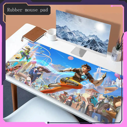 Δημοφιλή είδη Overwatch Mouse Pad Animation, mouse pad για gaming, αξεσουάρ παιχνιδιού για επιφάνεια εργασίας, δημοφιλές mouse pad για laptop και gaming
