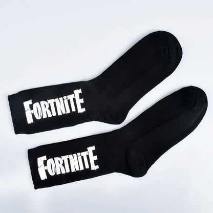 FORTNITE Sports Socks Summer Black White Breathable Low Cut Socks No Show Cotton Soft Athletic Casual Short Socks
