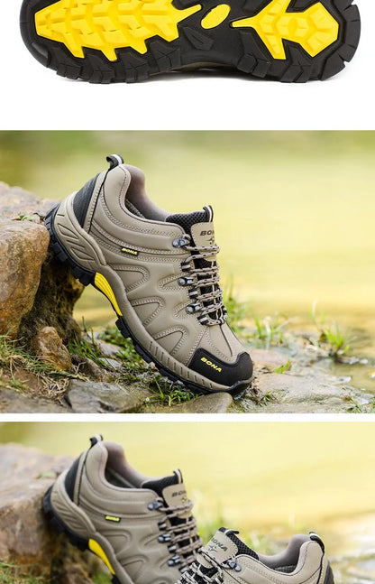 BONA nyhed i klassisk stil – vandresko til mænd med snørebånd, sportssko til mænd, udendørs jogging-, trekking- og sneakersko