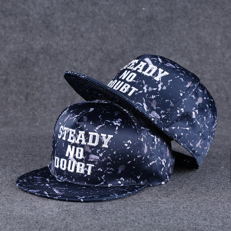 Gorra de béisbol unisex con alfabeto, estilo urbano de verano, bordada, con botón trasero, para exteriores, hip hop, ajustable y casual para hombre y mujer