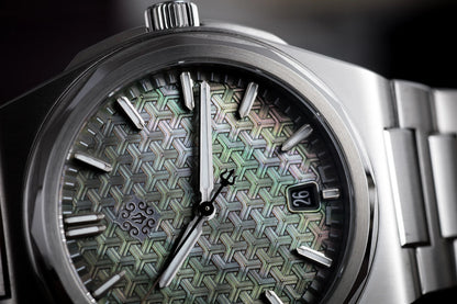 IX&DAO 2025 Neu 37mm Warrior Herren-Automatikuhr mit Miyota 9015 Uhrwerk, Saphirglas, Edelstahl, wasserdicht bis 10Bar, BGW