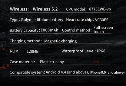 LIGE New Smart Watch Men 1000mAh Large Capacity Battery Outdoor Flashlight Bluetooth Call Waterproof Sport Fitness Smartwatch