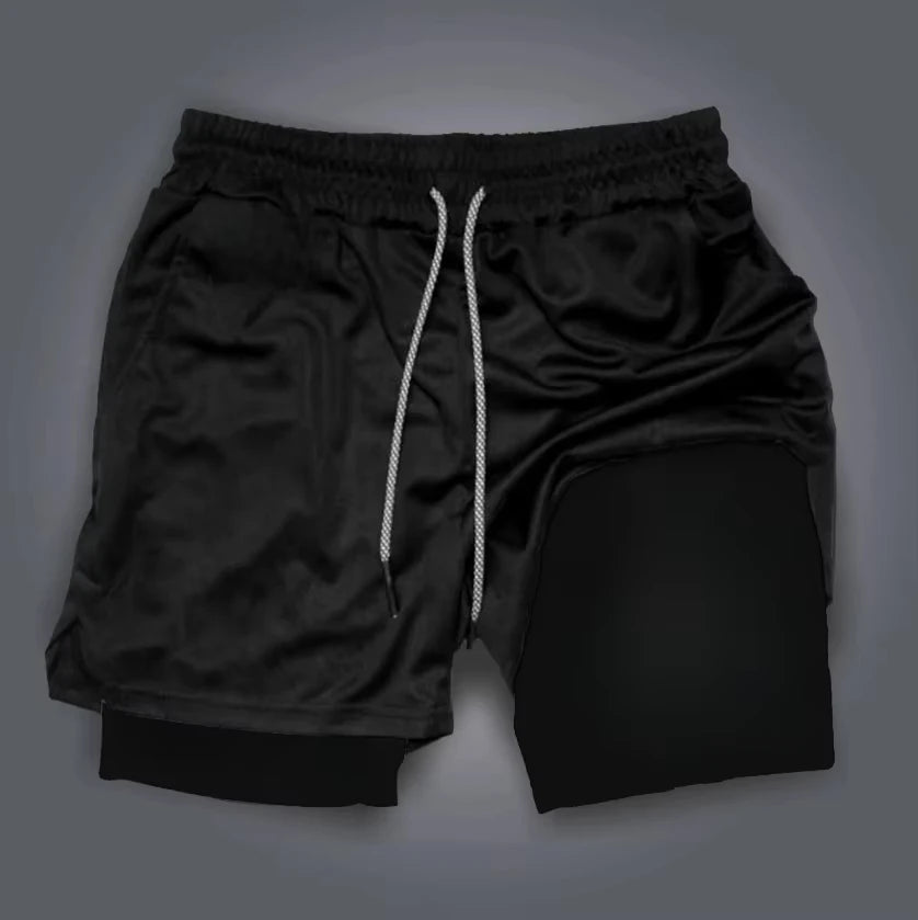 Dragon Ball Anime Broli Printed Double-layer Shorts 2026 Unisex Summer New Quick Drying Breathable Sports and Fitness Shorts