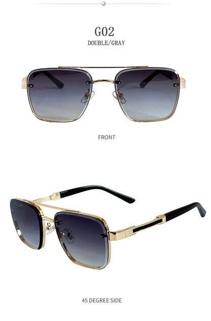 2025 Square Sunglass Men Luxury Vintage Sunglasses Women Trendy Retro Fashion Glasses Gafas De Sol Hombre Lunette Soleil Femme
