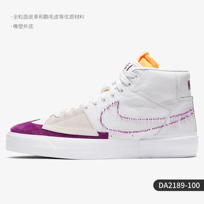 Nike alkuperäiset SB BLAZER ZOOM miesten ja naisten puolikorkeat skeittikengät DA2189-100
