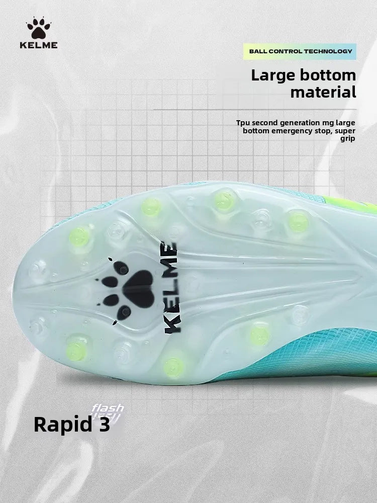 Kelme Men's Professional Football Shoes Youth And Children's Mg Training Football Boots Indoor Anti Slip Football Shoes