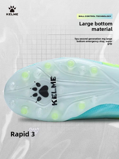 Kelme Men's Professional Football Shoes Youth And Children's Mg Training Football Boots Indoor Anti Slip Football Shoes