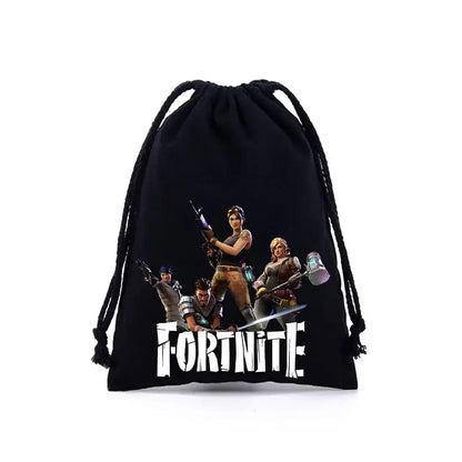 Fortnite Jungen Mädchen Kordelzugbeutel mit Cartoon- und Anime-Print, große Aufbewahrungstasche, Tragetasche, Handtasche, neues süßes Geburtstagsgeschenk