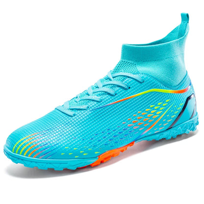 Nuove scarpe da calcio da uomo per erba, traspiranti e morbide, scarpe da calcio outdoor con tacchetti lunghi, comode scarpe sportive da allenamento da uomo