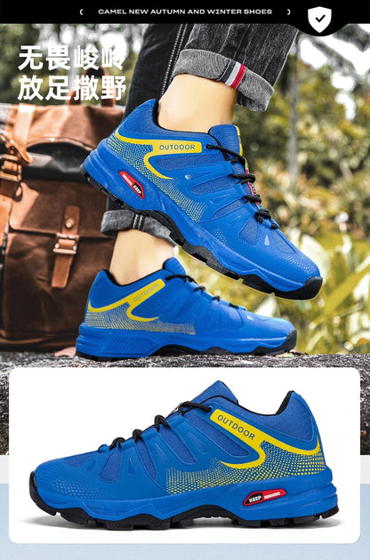 New Outdoor Men's Shoes Men's Anti Slip mountaineering Shoes Travel Hiking Adventure Footwear Fashionable Casual Sneaker