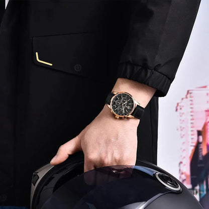 Pagani Design For Mens Watch Chronograph Japan Vk63 Sport Quartz Wristwatch Sapphire Date 100m Waterproof Reloj Hombr Masculino