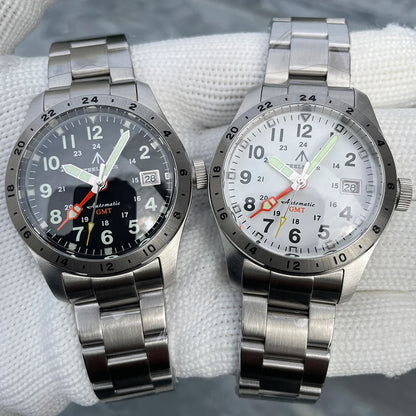 STEELFLIER Ufficiale SF792 GMT Orologio da polso meccanico Movimento NH34 Super BGW9 C3 Luminoso Impermeabile fino a 200 m Orologio da immersione di lusso da uomo
