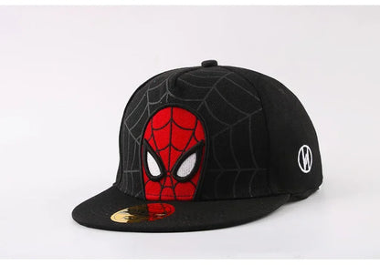 Anime-tegneserie Spiderman-hatte til børn, småbørn og babyer – baseballkasketter til forår og sommer – justerbare snapback-kasketter i hiphop-stil til børn