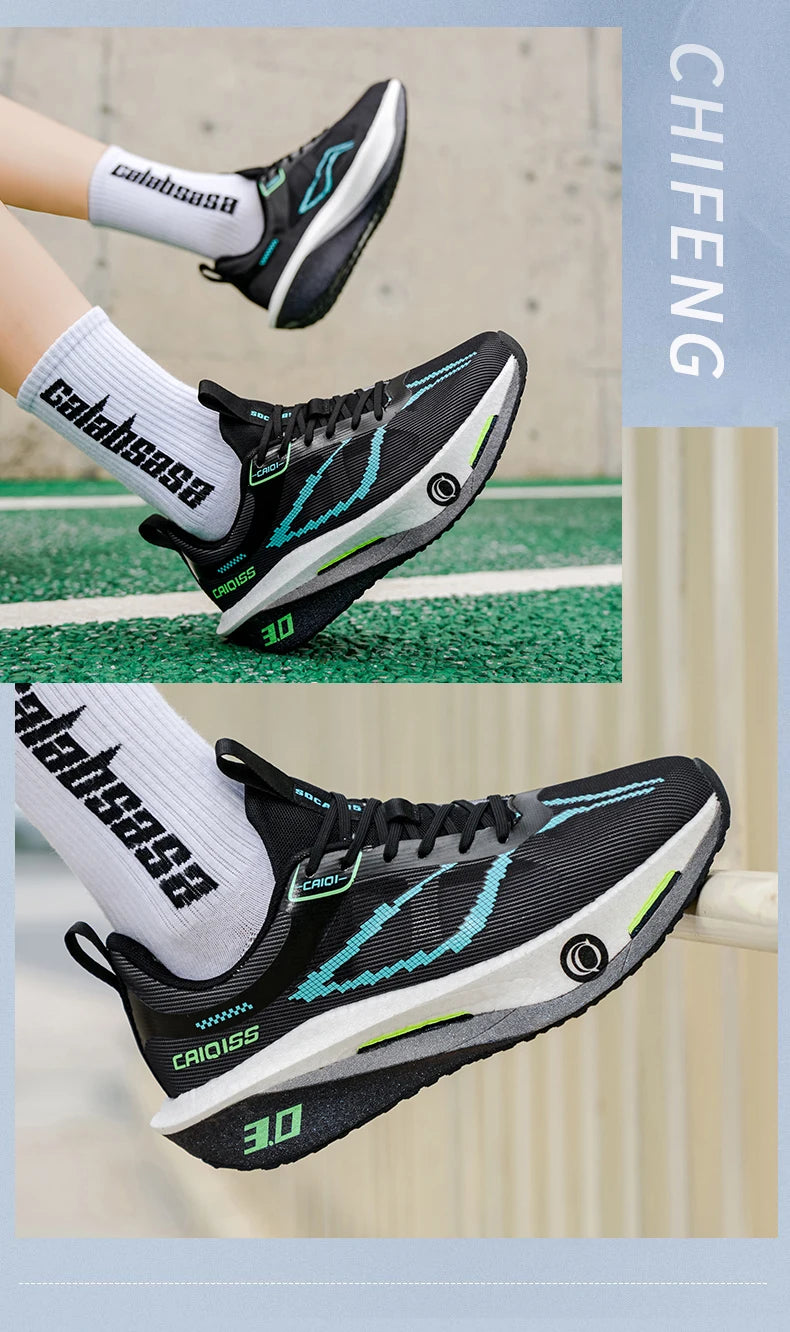 Scarpe da running con piastra in carbonio per maratona, uomo e donna, sportive, traspiranti, leggere, comode, da atletica e outdoor
