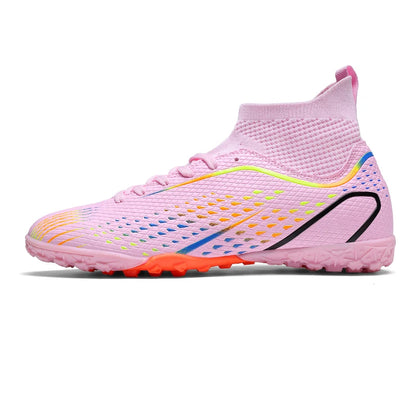 Mens Football Field Boots Ultralight Turf Indoor Society Training Soccer Shoes Cleats for Kids Sneakers TF/FG Football Shoes