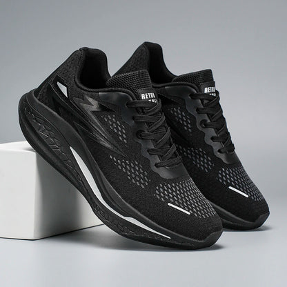 Men's Running Shoes 2025 New Breathable Mesh Cushioned Sneakers Fashion Outdoor Sports Casual Tennis Shoes for Men