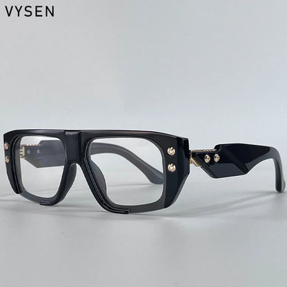 Polarized Steampunk Square Sunglasses Men 2026 Luxury Brand Punk Big Frame Driving Sun Glasses Fashion Eyewear For Male Shades