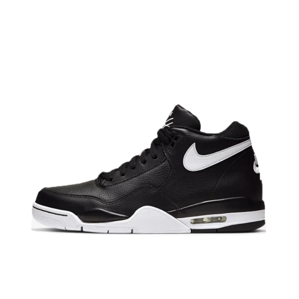 Nike Flight Legacy: Ténis de basquetebol retro de cano médio, confortáveis e versáteis, para homem, branco/azul, BQ4212-103